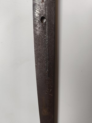 Lot 4 - A JAPANESE SWORD (KATANA), SIGNED KIYONDO, DATED 1866