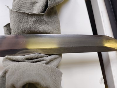 Lot 4 - A JAPANESE SWORD (KATANA), SIGNED KIYONDO, DATED 1866