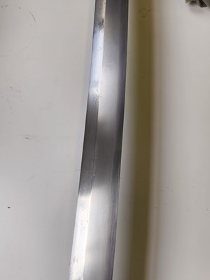 Lot 4 - A JAPANESE SWORD (KATANA), SIGNED KIYONDO, DATED 1866