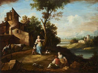 Lot 18 - MANNER OF FRANCESCO ZUCCARELLI (ITALIAN 1702-1788)