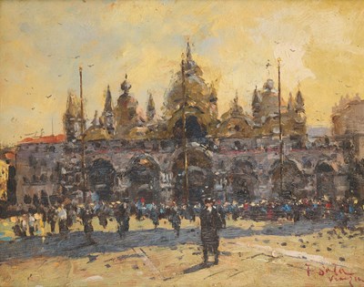 Lot 444 - PAOLO SALA (ITALIAN 1859-1924)