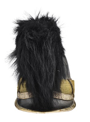 Lot 240 - A TARLETON HELMET OF THE OSWESTRY RANGERS, CIRCA 1800-20