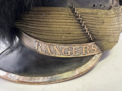 Lot 240 - A TARLETON HELMET OF THE OSWESTRY RANGERS, CIRCA 1800-20