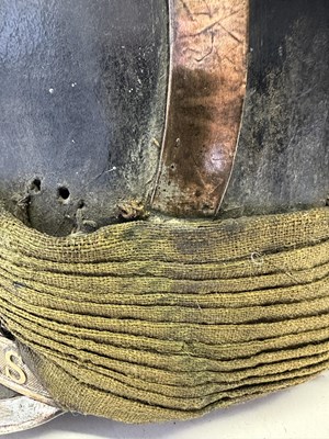 Lot 240 - A TARLETON HELMET OF THE OSWESTRY RANGERS, CIRCA 1800-20