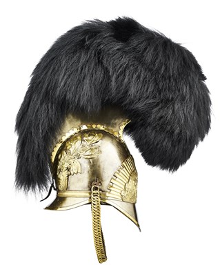 Lot 254 - A CAVALRY TROOPER’S ROMAN PATTERN HELMET OF THE HOUSEHOLD CAVALRY, CIRCA 1818-34
