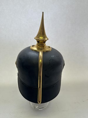 Lot 229 - A SAXON OFFICER’S PICKELHAUBE, CIRCA 1900-1914