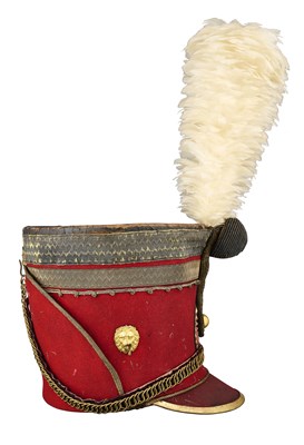 Lot 232 - A RUSSIAN OFFICER’S SHAKO, CIRCA 1840