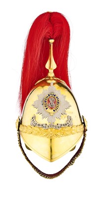 Lot 167 - A VERY FINE OFFICER'S HELMET OF THE 1ST KING'S DRAGOON GUARDS