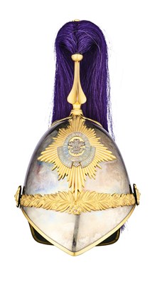 Lot 165 - A VERY FINE OFFICER'S HELMET OF THE WESTMINSTER DRAGOONS
