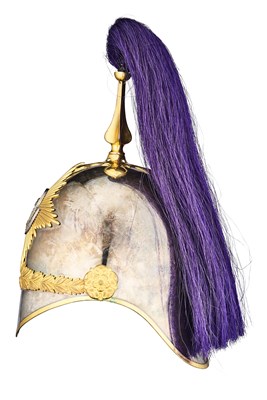 Lot 165 - A VERY FINE OFFICER'S HELMET OF THE WESTMINSTER DRAGOONS