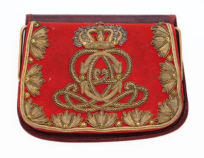 Lot 670 - AN OFFICER’S POUCH OF THE 7TH (QUEEN’S OWN) HUSSARS