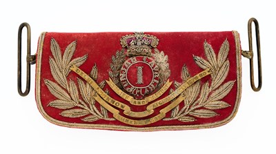 Lot 669 - AN OFFICER’S POUCH OF THE 1ST PUNJAB CAVALRY