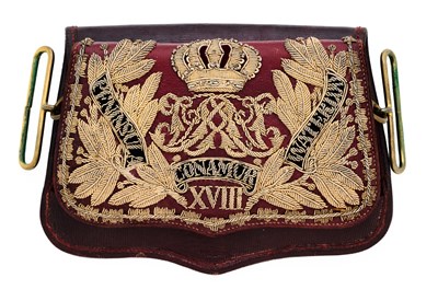 Lot 662 - AN OFFICER’S POUCH OF THE 18TH HUSSARS