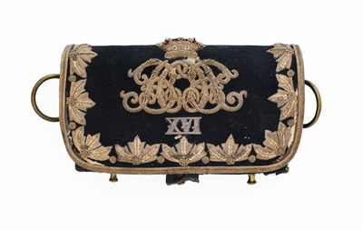 Lot 674 - AN OFFICER’S POUCH OF THE 16TH BENGAL CAVALRY