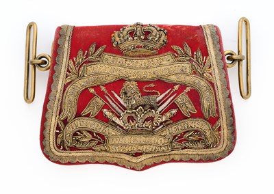 Lot 656 - AN OFFICER’S POUCH OF THE 15TH HUSSARS