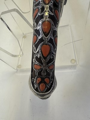 Lot 23 - A RARE ALGERIAN 18-BORE FLINTLOCK HOLSTER PISTOL, LATE 18TH/EARLY 19TH CENTURY
