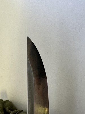 Lot 1 - A JAPANESE SWORD, SIGNED FUJIWARA NO HIROTAKA, EARLY EDO PERIOD