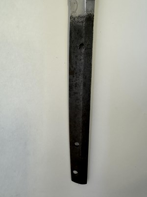 Lot 1 - A JAPANESE SWORD, SIGNED FUJIWARA NO HIROTAKA, EARLY EDO PERIOD