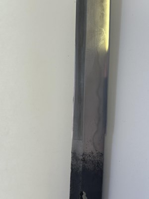 Lot 1 - A JAPANESE SWORD, SIGNED FUJIWARA NO HIROTAKA, EARLY EDO PERIOD