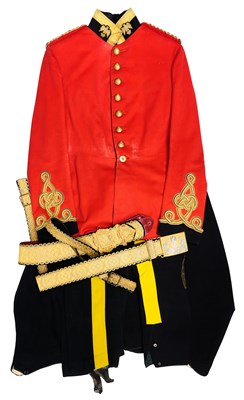 Lot 639 - AN OFFICER'S FULL DRESS UNIFORM AND ACCOUTREMENTS OF THE 1ST ROYAL DRAGOONS
