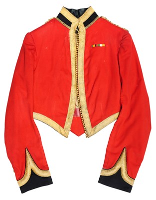 Lot 642 - AN OFFICER'S VICTORIAN STABLE/MESS JACKET OF THE 1ST (ROYAL) DRAGOONS