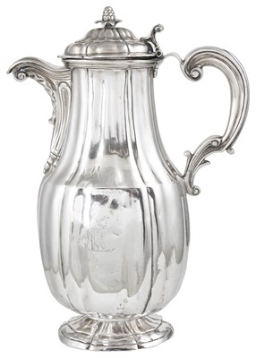 Lot 330 - A SPANISH SILVER EWER