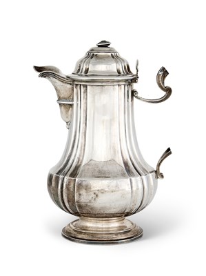 Lot 154 - A FRENCH SILVER COFFEE POT, MAISON CARDEILHAC, PARIS, LATE 19TH CENTURY