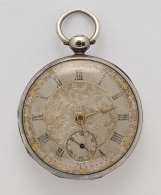 Lot 216 - A WILLIAM IV SILVER POCKET WATCH, CIRCA 1836