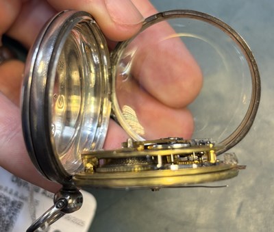 Lot 216 - A WILLIAM IV SILVER POCKET WATCH, CIRCA 1836