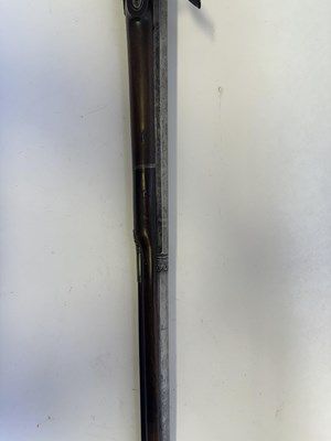 Lot 271 - A 16-BORE FLINTLOCK SILVER-MOUNTED SPORTING GUN BY GRIFFIN & TOW, LONDON