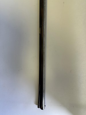 Lot 271 - A 16-BORE FLINTLOCK SILVER-MOUNTED SPORTING GUN BY GRIFFIN & TOW, LONDON