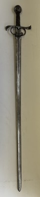 Lot 24 - A SOUTH EUROPEAN BROADSWORD, CIRCA 1500-20, POSSIBLY SPANISH