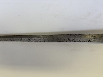 Lot 28 - A NORTH EUROPEAN BASKET-HILTED MILITARY BACKSWORD (TESSAK), LATE 16TH CENTURY