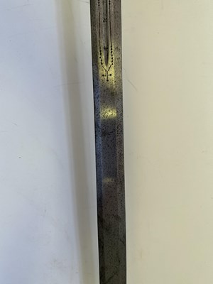 Lot 26 - A GERMAN HAND-AND-A HALF SWORD, CIRCA 1600-20