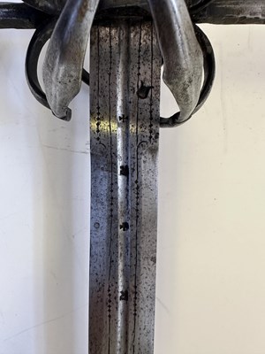 Lot 26 - A GERMAN HAND-AND-A HALF SWORD, CIRCA 1600-20