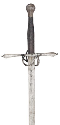 Lot 26 - A GERMAN HAND-AND-A HALF SWORD, CIRCA 1600-20