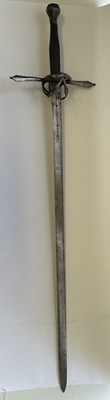 Lot 26 - A GERMAN HAND-AND-A HALF SWORD, CIRCA 1600-20