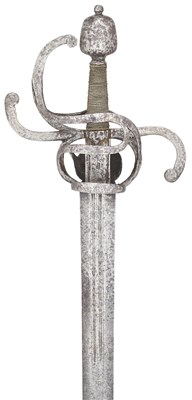 Lot 35 - A NORTH EUROPEAN SWORD RAPIER, LAST QUARTER OF THE 16TH CENTURY, POSSIBLY ENGLISH OR GERMAN