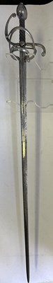 Lot 42 - A GERMAN RAPIER, CIRCA 1620