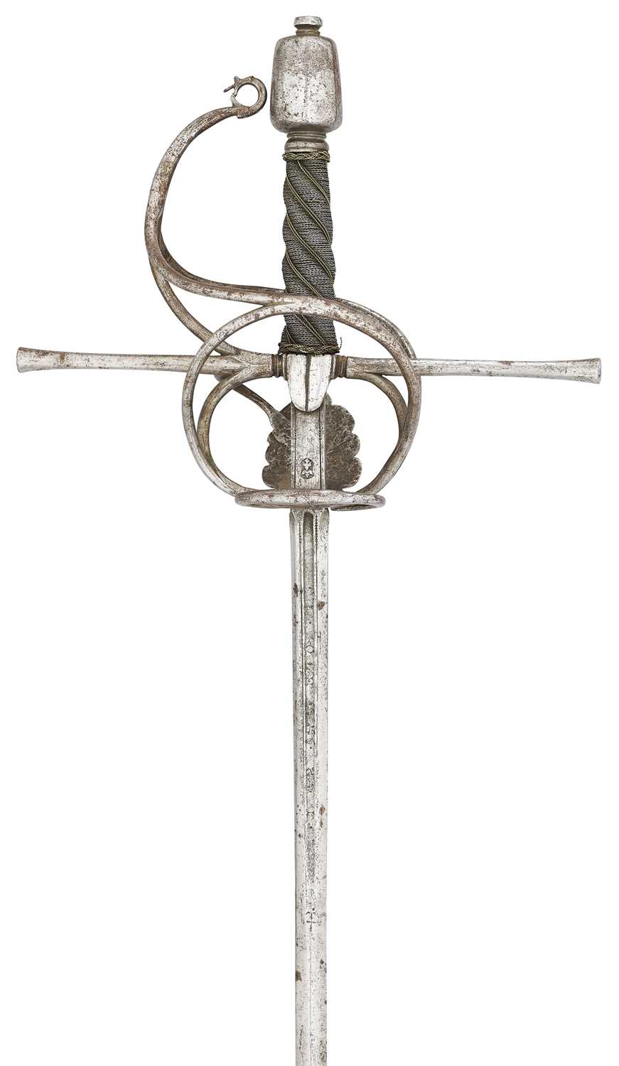 Lot 47 - A RAPIER, SECOND QUARTER OF THE 17TH CENTURY, ITALIAN OR SPANISH