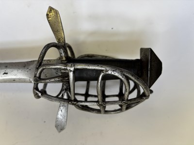 Lot 33 - A NORTH GERMAN MILITARY SWORD (TESSAK), CIRCA 1600-20