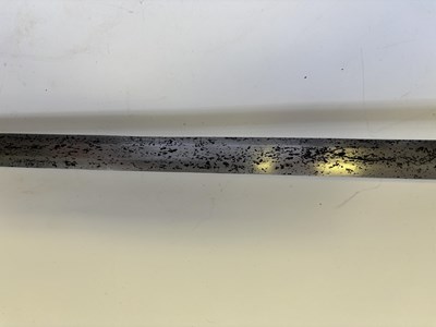 Lot 33 - A NORTH GERMAN MILITARY SWORD (TESSAK), CIRCA 1600-20