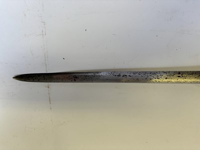 Lot 33 - A NORTH GERMAN MILITARY SWORD (TESSAK), CIRCA 1600-20