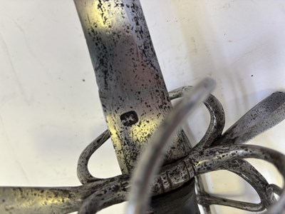 Lot 33 - A NORTH GERMAN MILITARY SWORD (TESSAK), CIRCA 1600-20