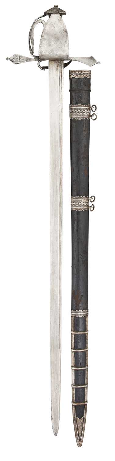 Lot 34 - A STYRIAN MILITARY BACKSWORD, LATE 16TH CENTURY