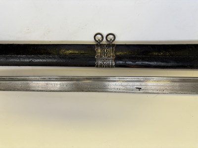Lot 34 - A STYRIAN MILITARY BACKSWORD, LATE 16TH CENTURY