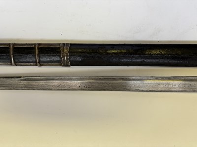 Lot 34 - A STYRIAN MILITARY BACKSWORD, LATE 16TH CENTURY