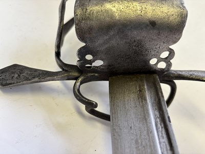 Lot 34 - A STYRIAN MILITARY BACKSWORD, LATE 16TH CENTURY