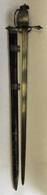 Lot 34 - A STYRIAN MILITARY BACKSWORD, LATE 16TH CENTURY