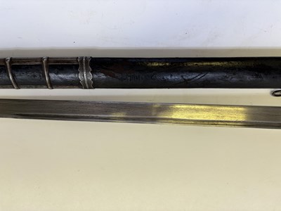 Lot 34 - A STYRIAN MILITARY BACKSWORD, LATE 16TH CENTURY